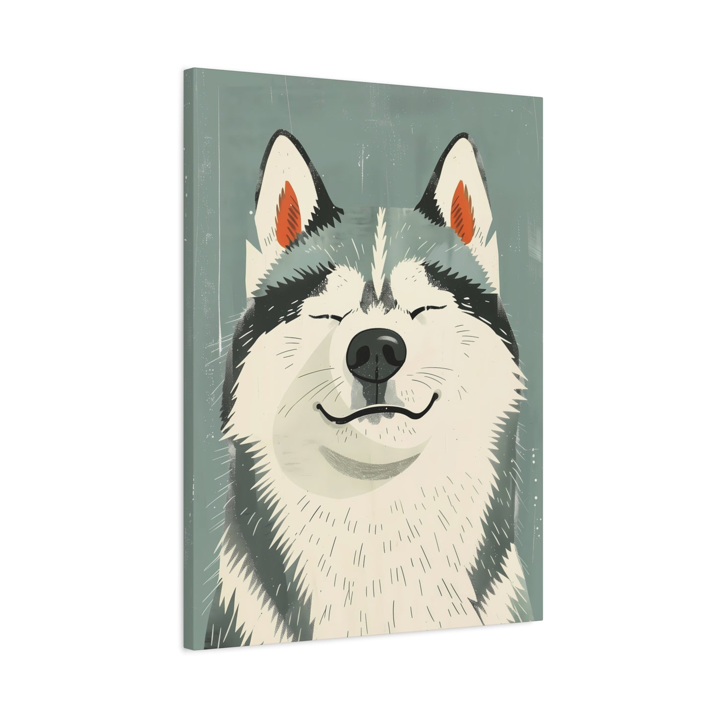 Serene Siberian Smile