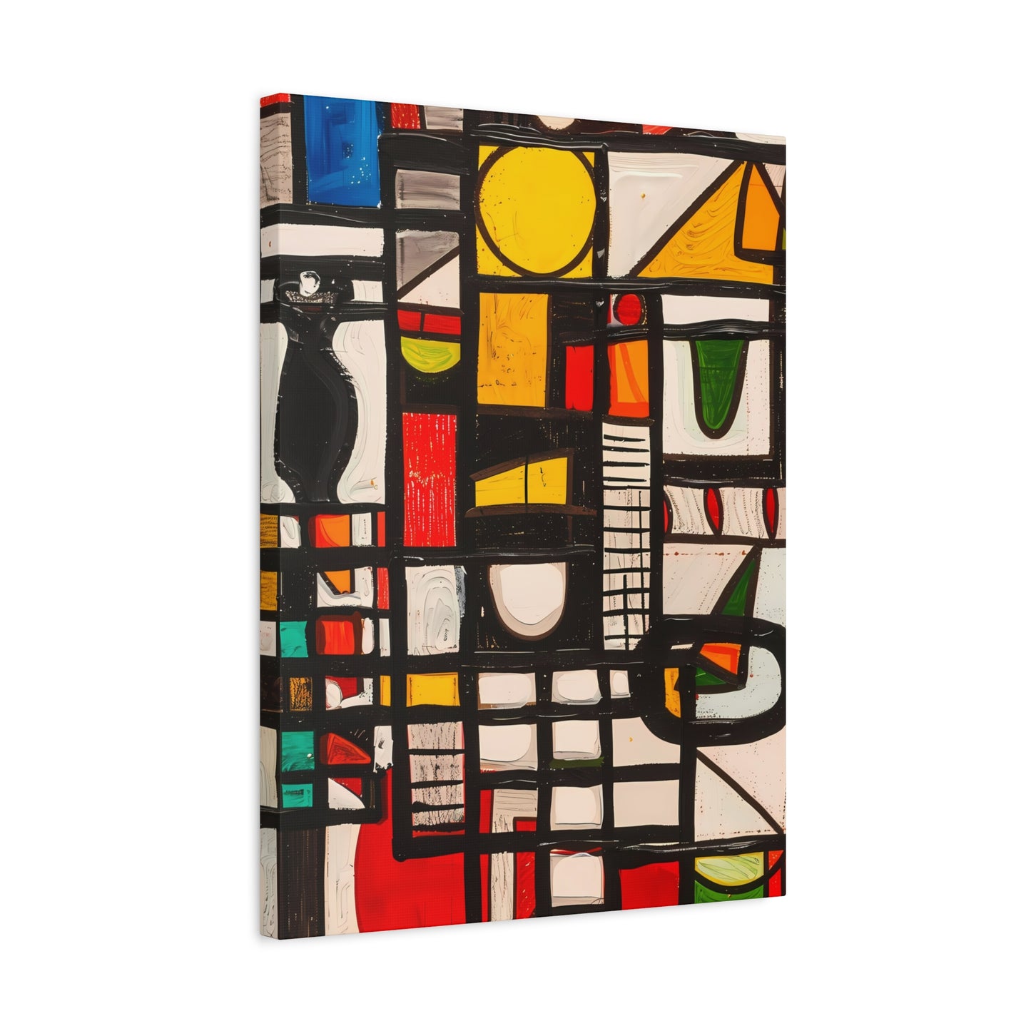 Geometric Play in Bold Palette