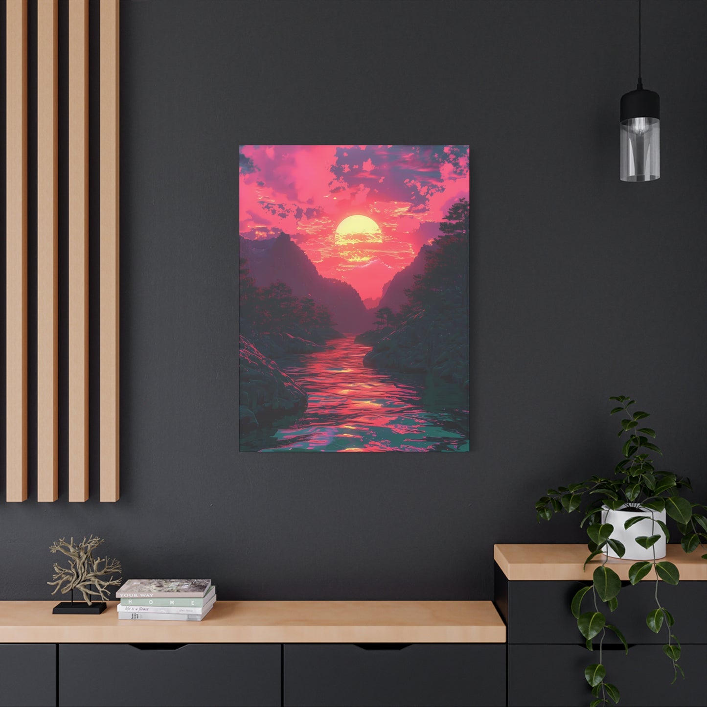 Neon Sunset Peaks
