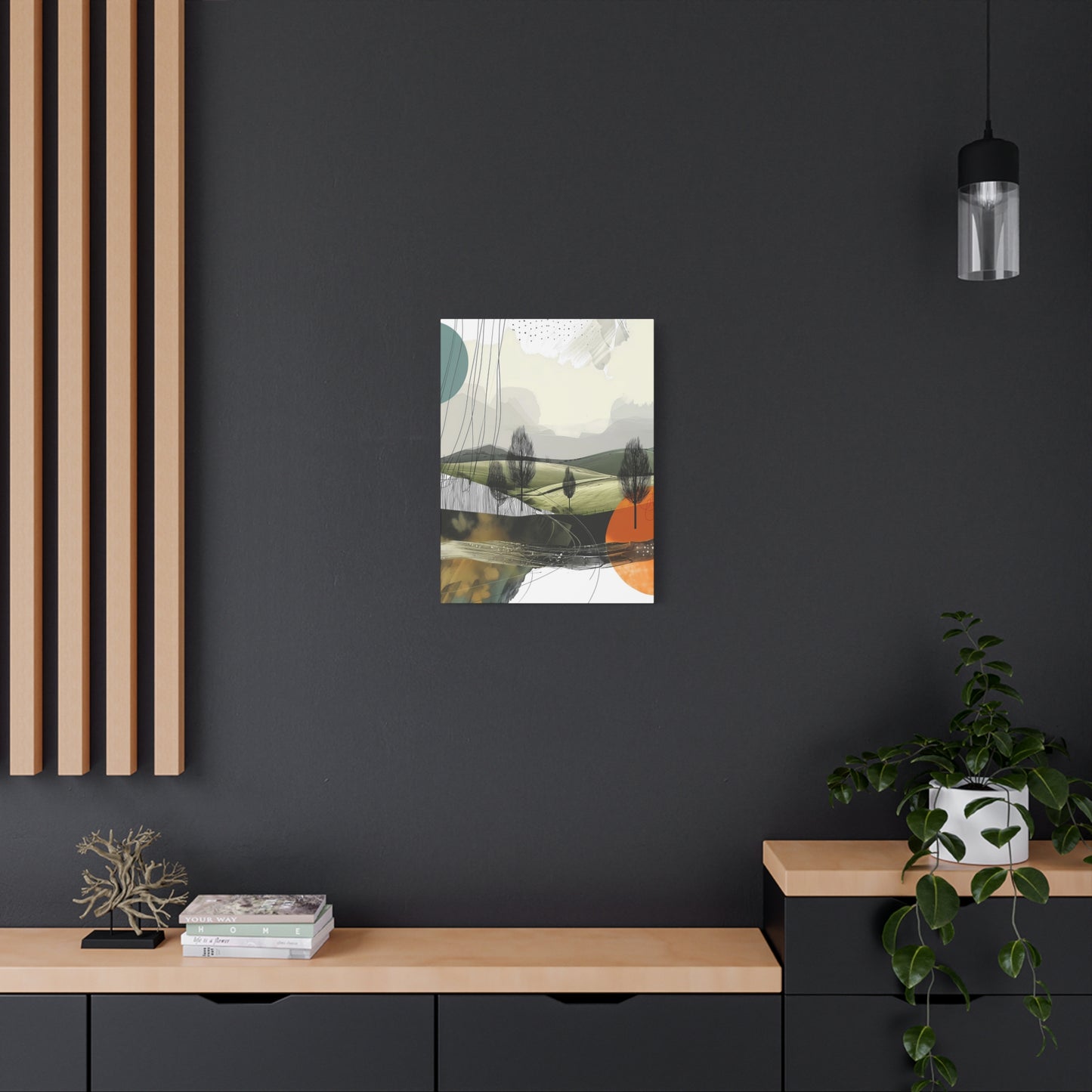 Serene Geometric Landscape