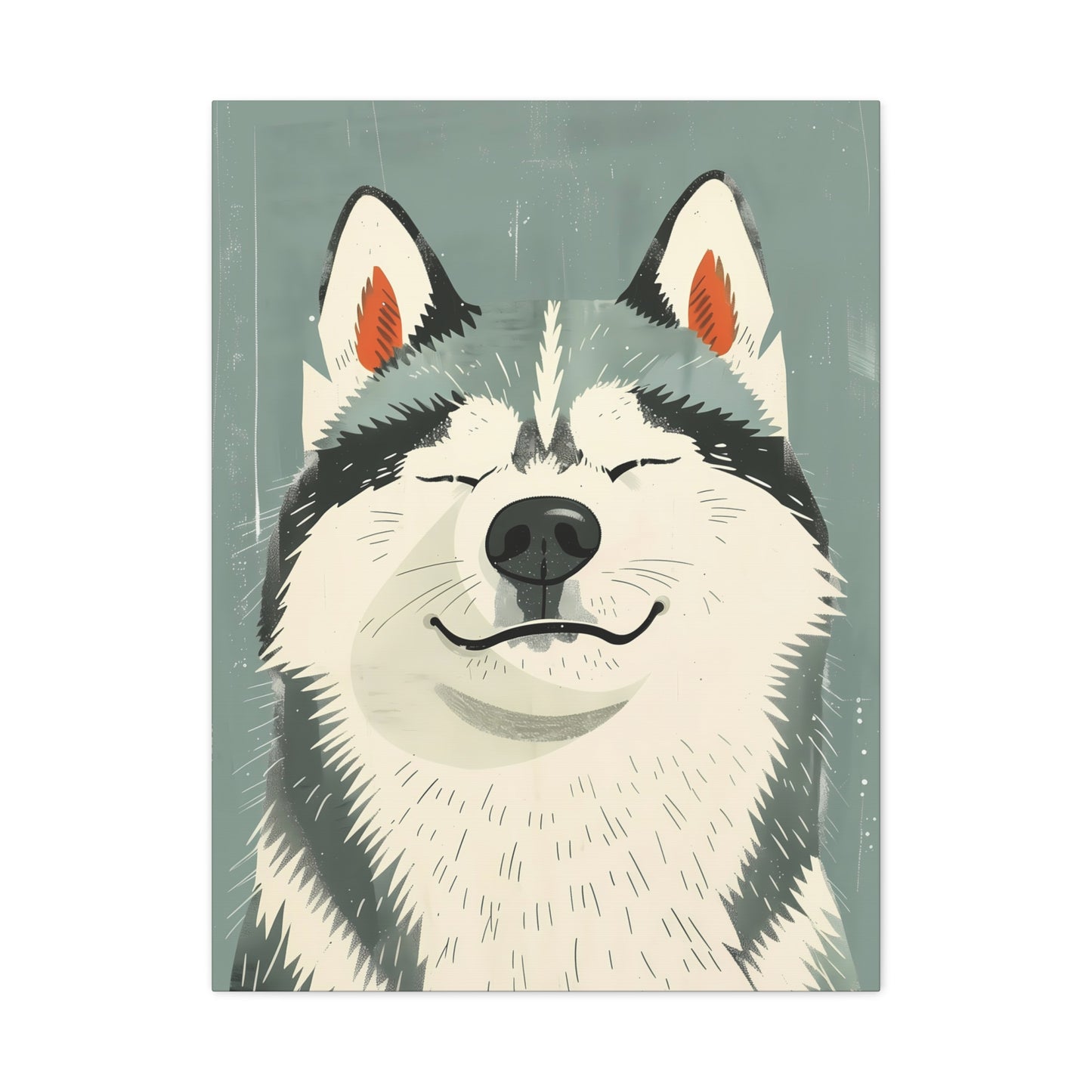 Serene Siberian Smile
