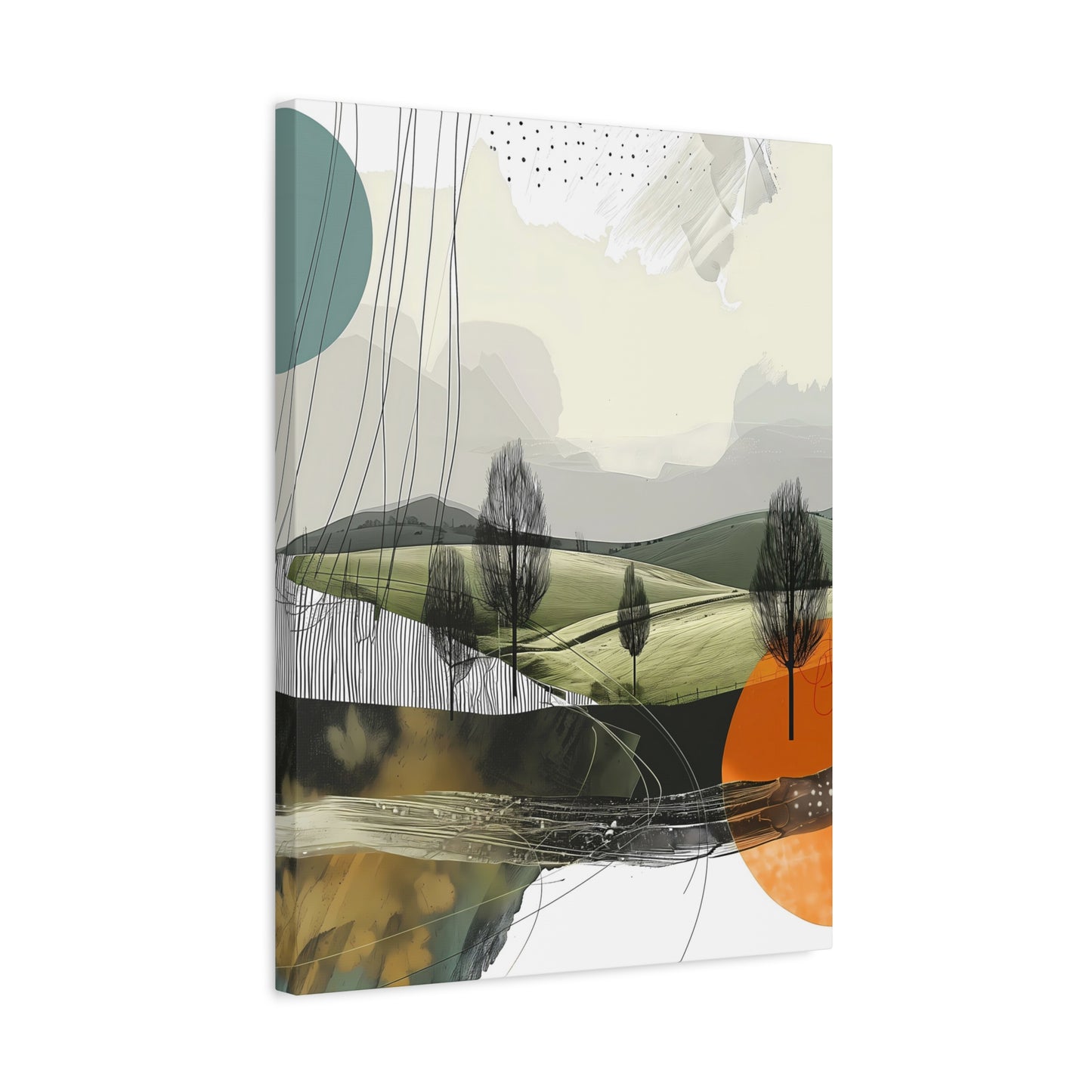 Serene Geometric Landscape