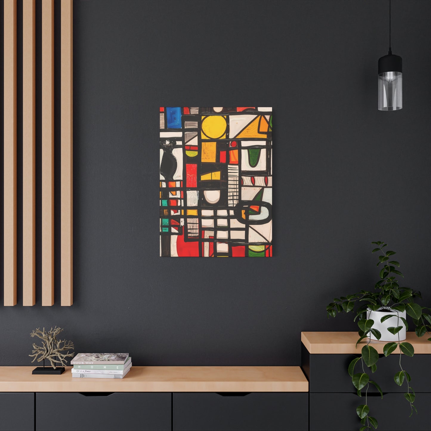 Geometric Play in Bold Palette