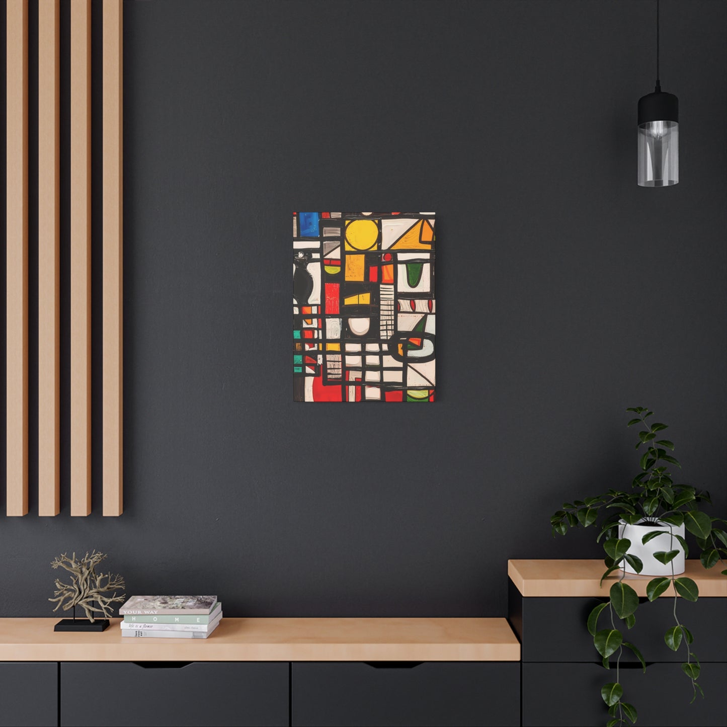 Geometric Play in Bold Palette