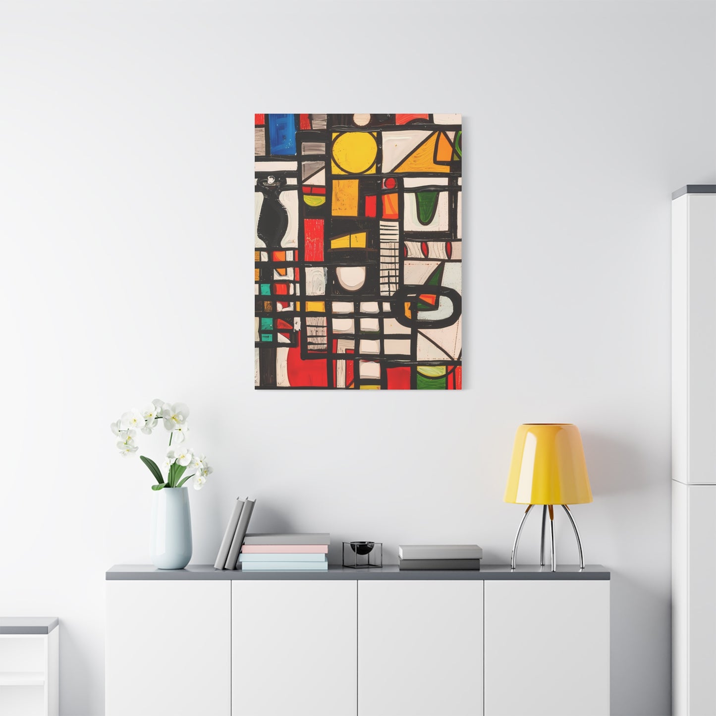 Geometric Play in Bold Palette