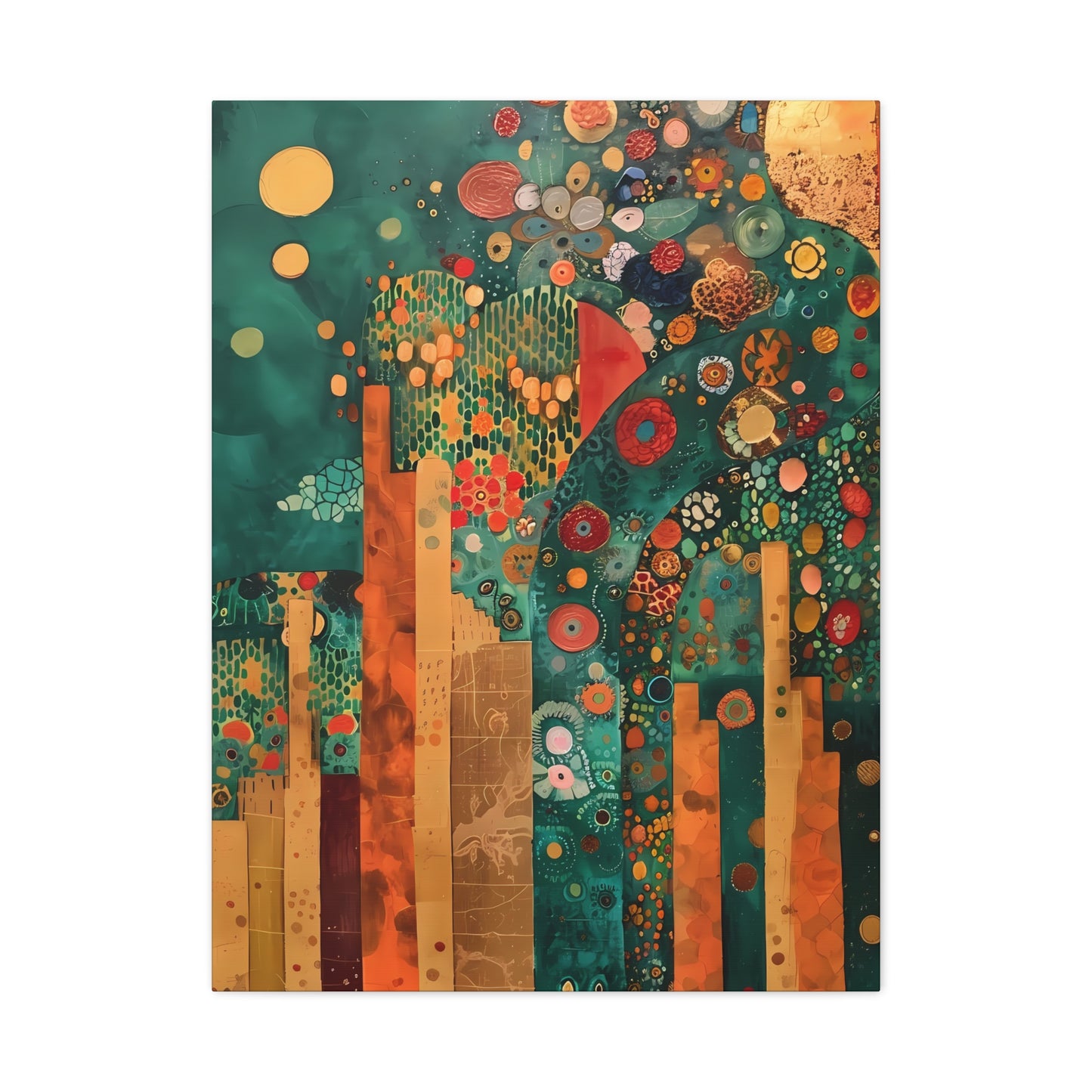 Nouveau Rhapsody in Green and Gold