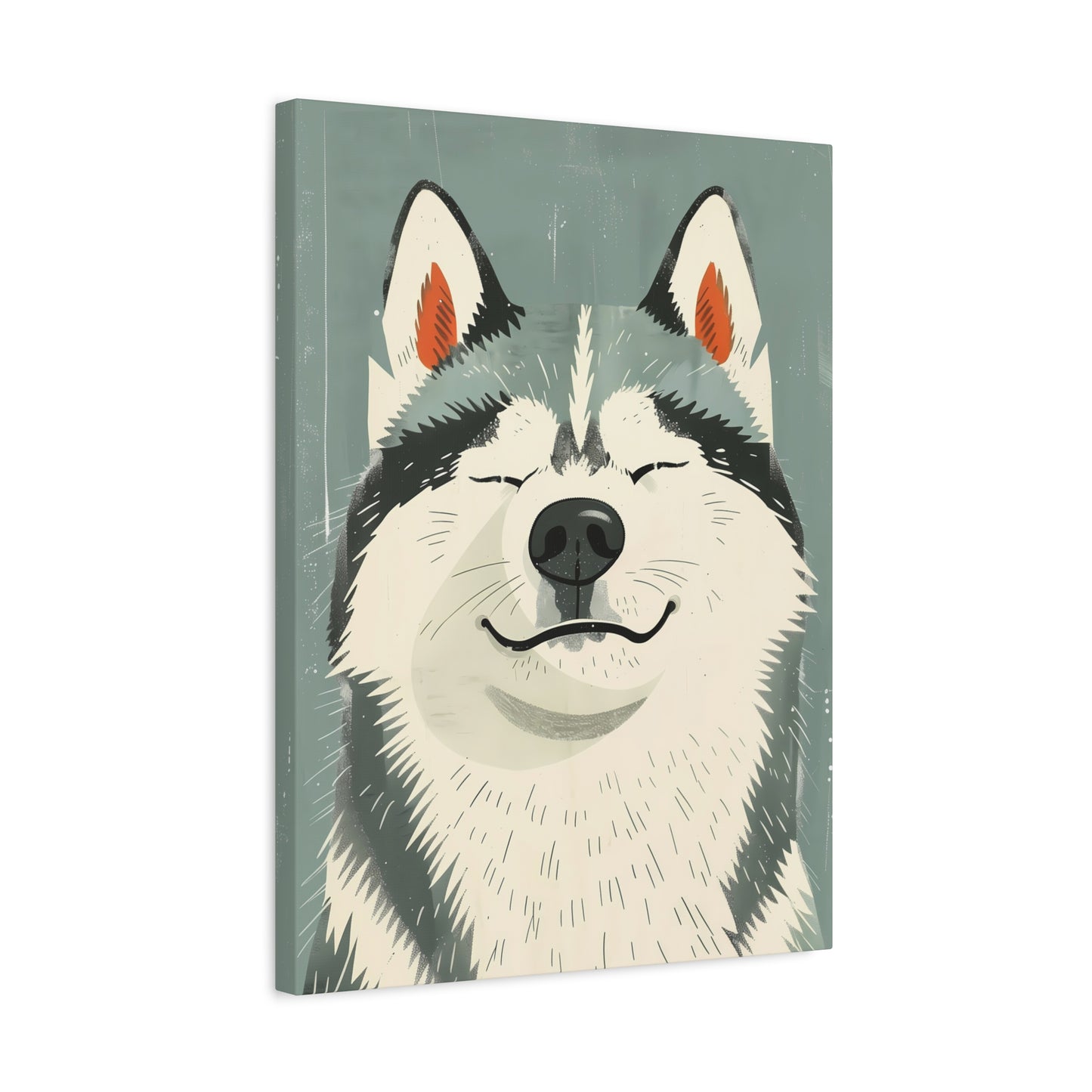 Serene Siberian Smile