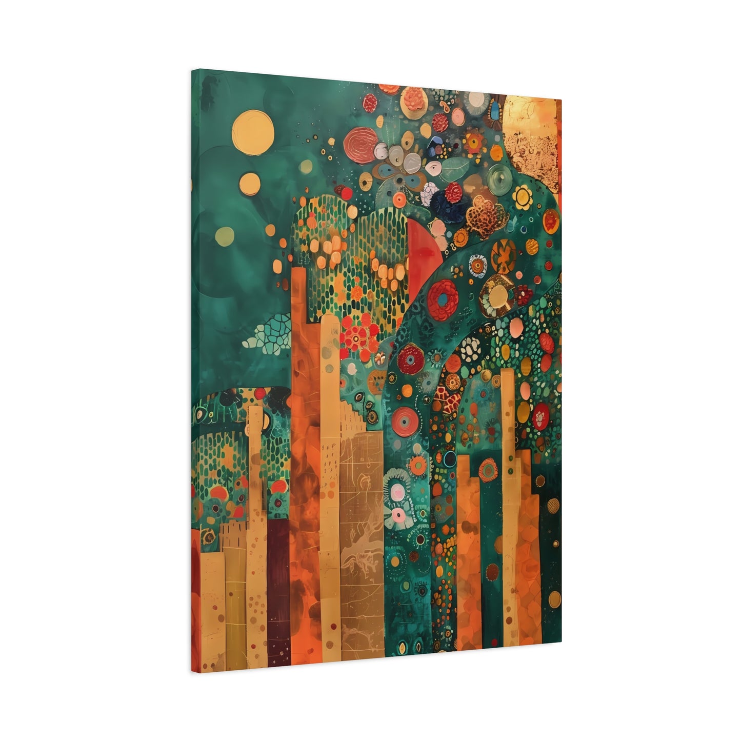Nouveau Rhapsody in Green and Gold