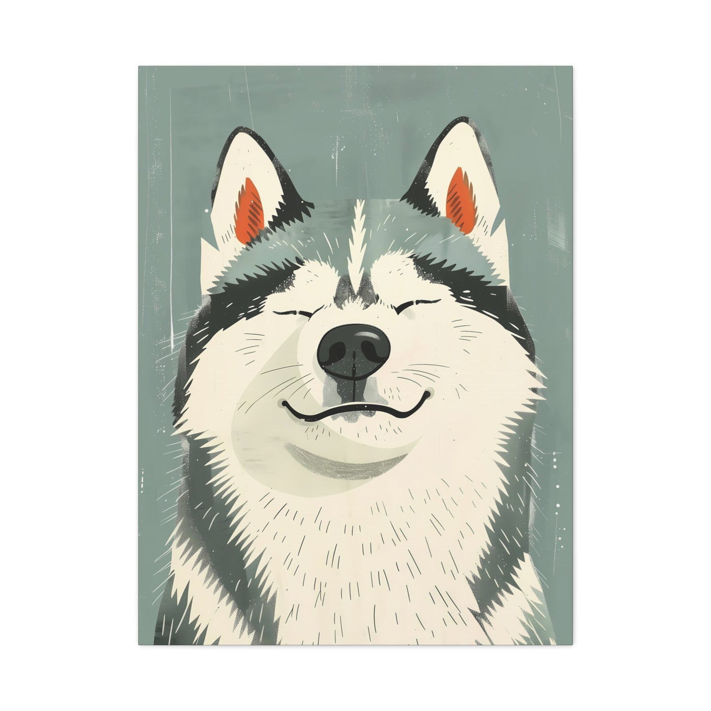 Serene Siberian Smile