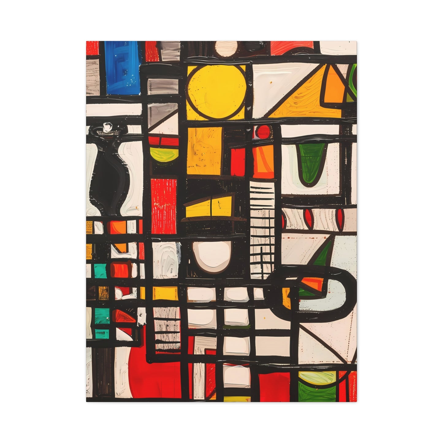 Geometric Play in Bold Palette