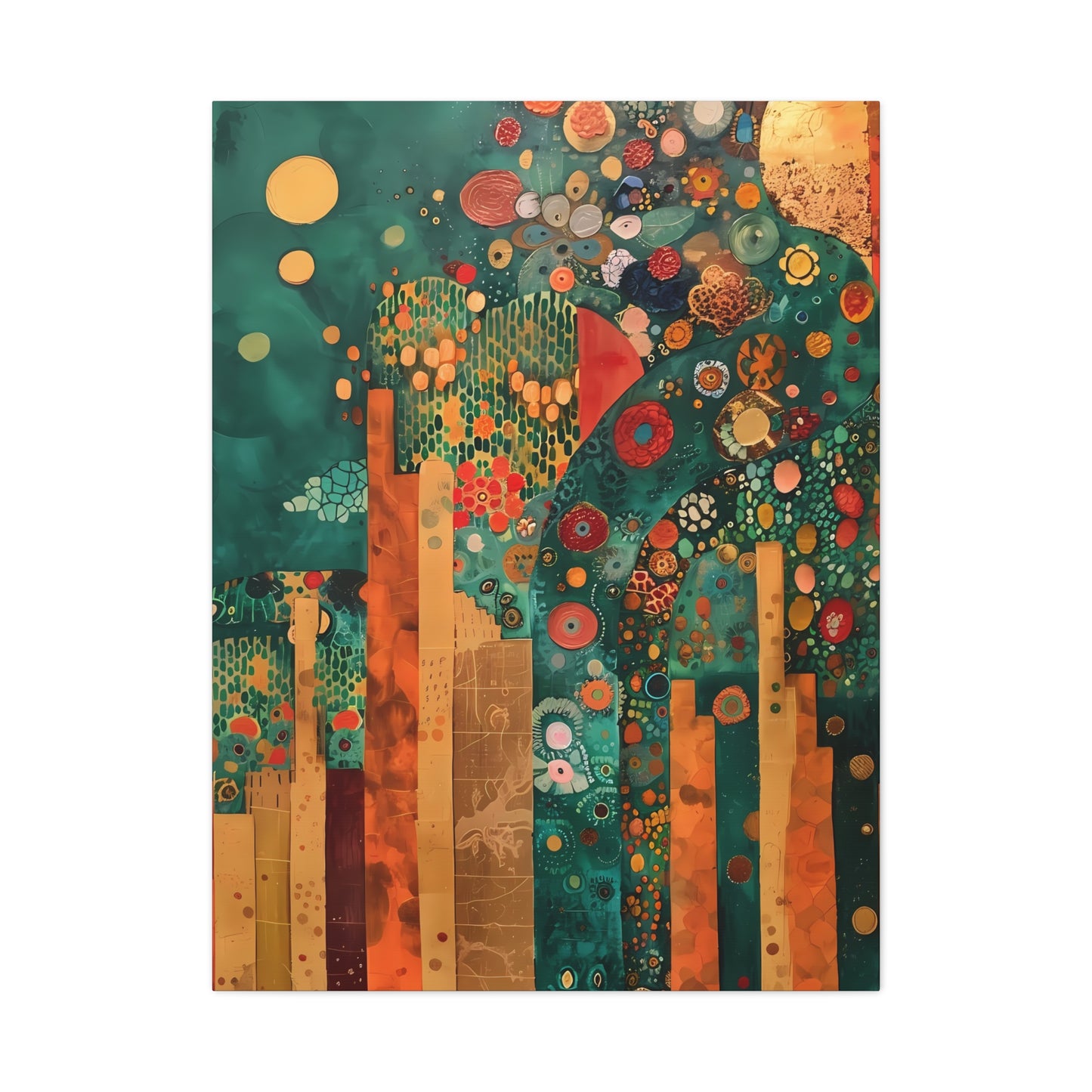 Nouveau Rhapsody in Green and Gold