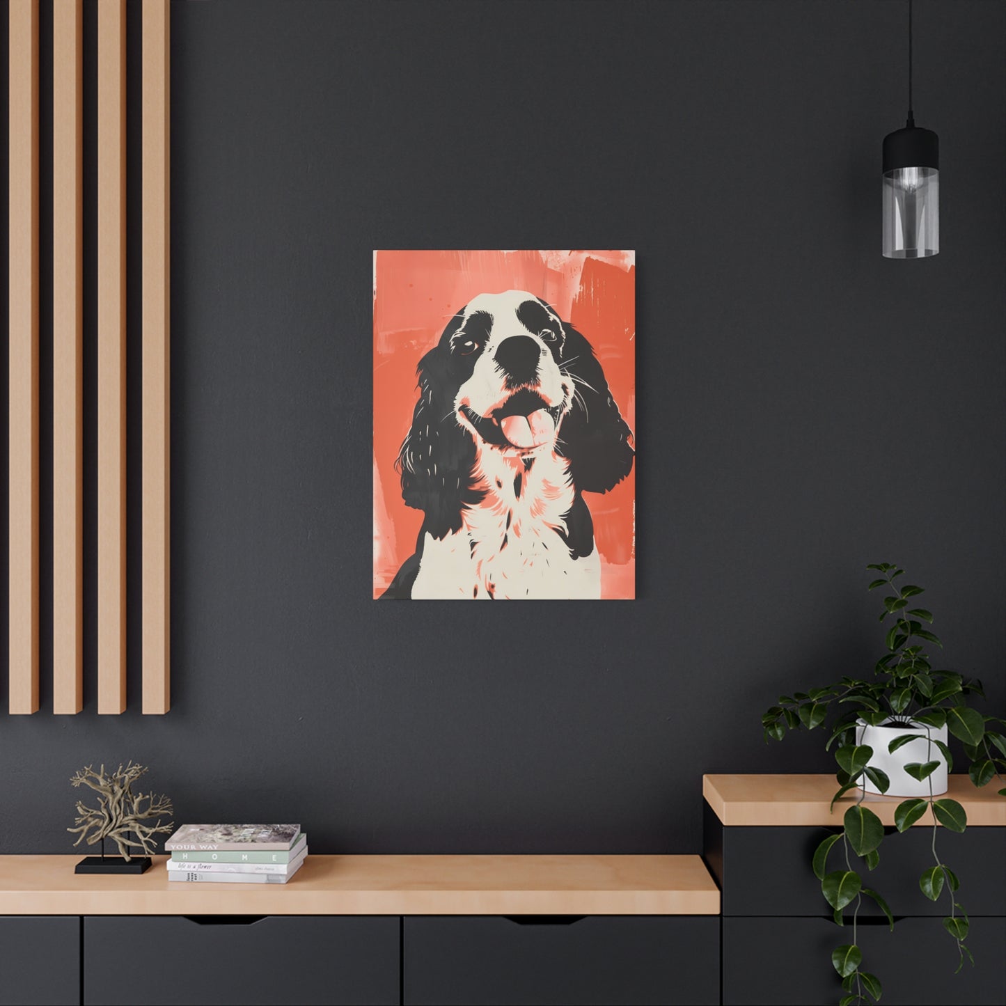 Canine Charm in Crimson