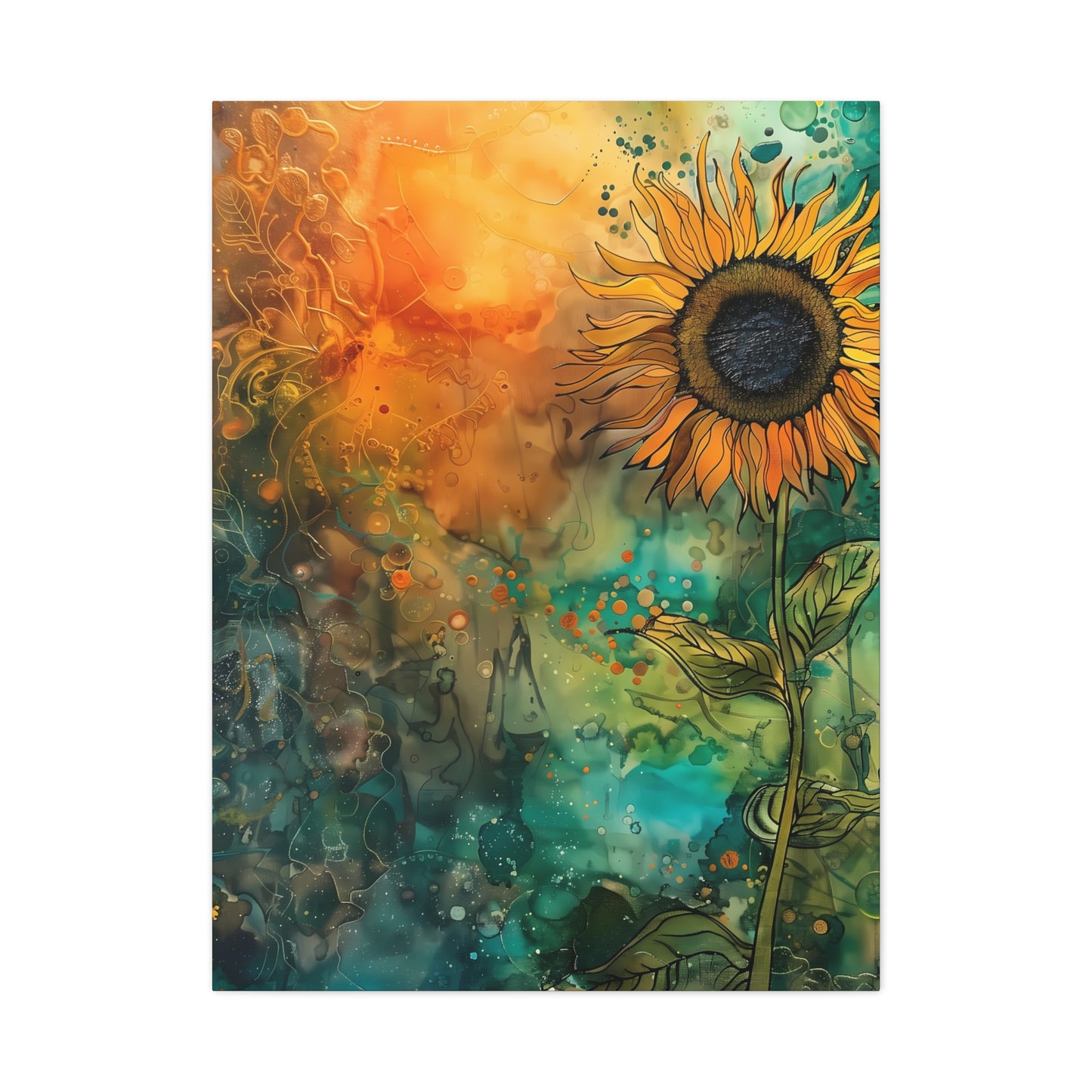 Sunshine Blossom Abstract