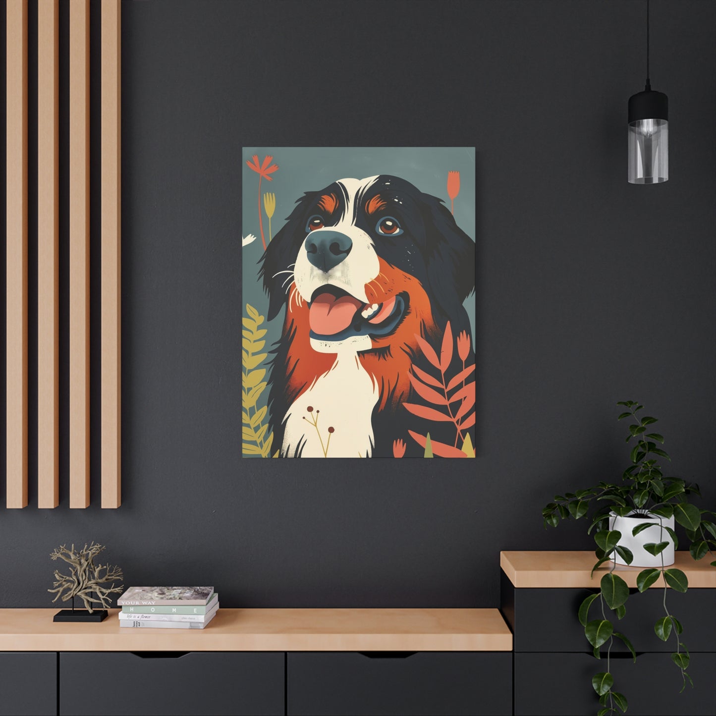 Cheerful Companion - Bernese Mountain Smile