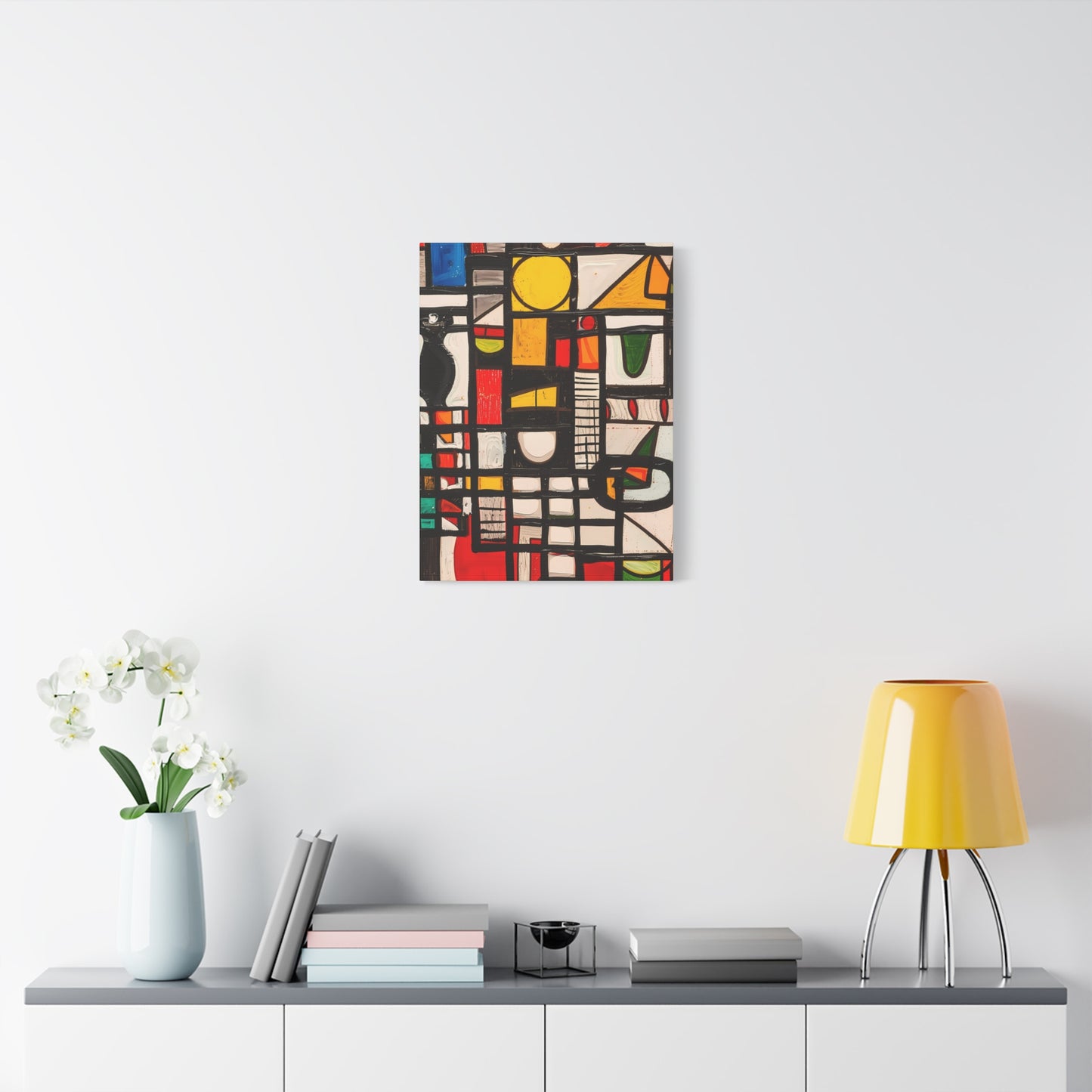 Geometric Play in Bold Palette