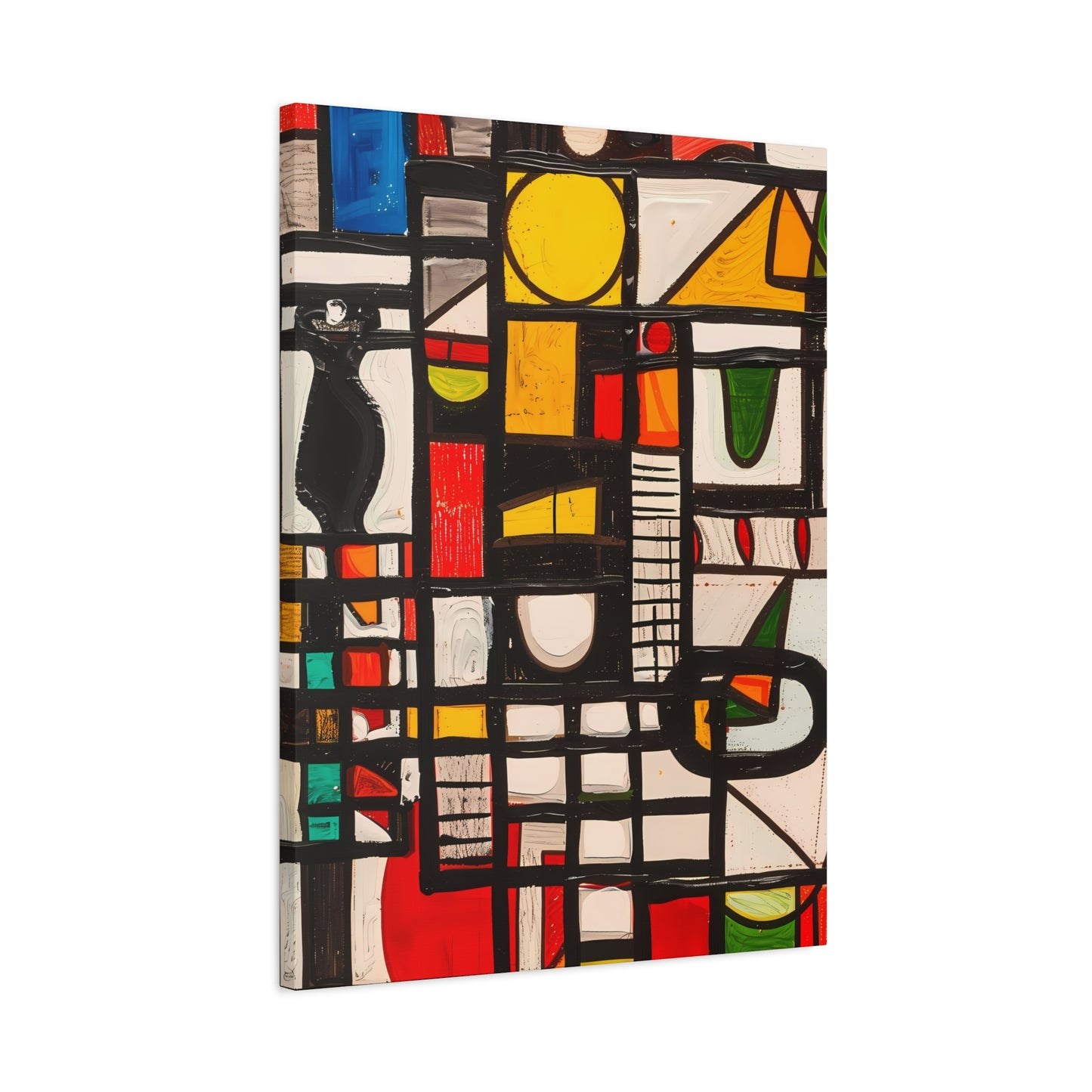 Geometric Play in Bold Palette