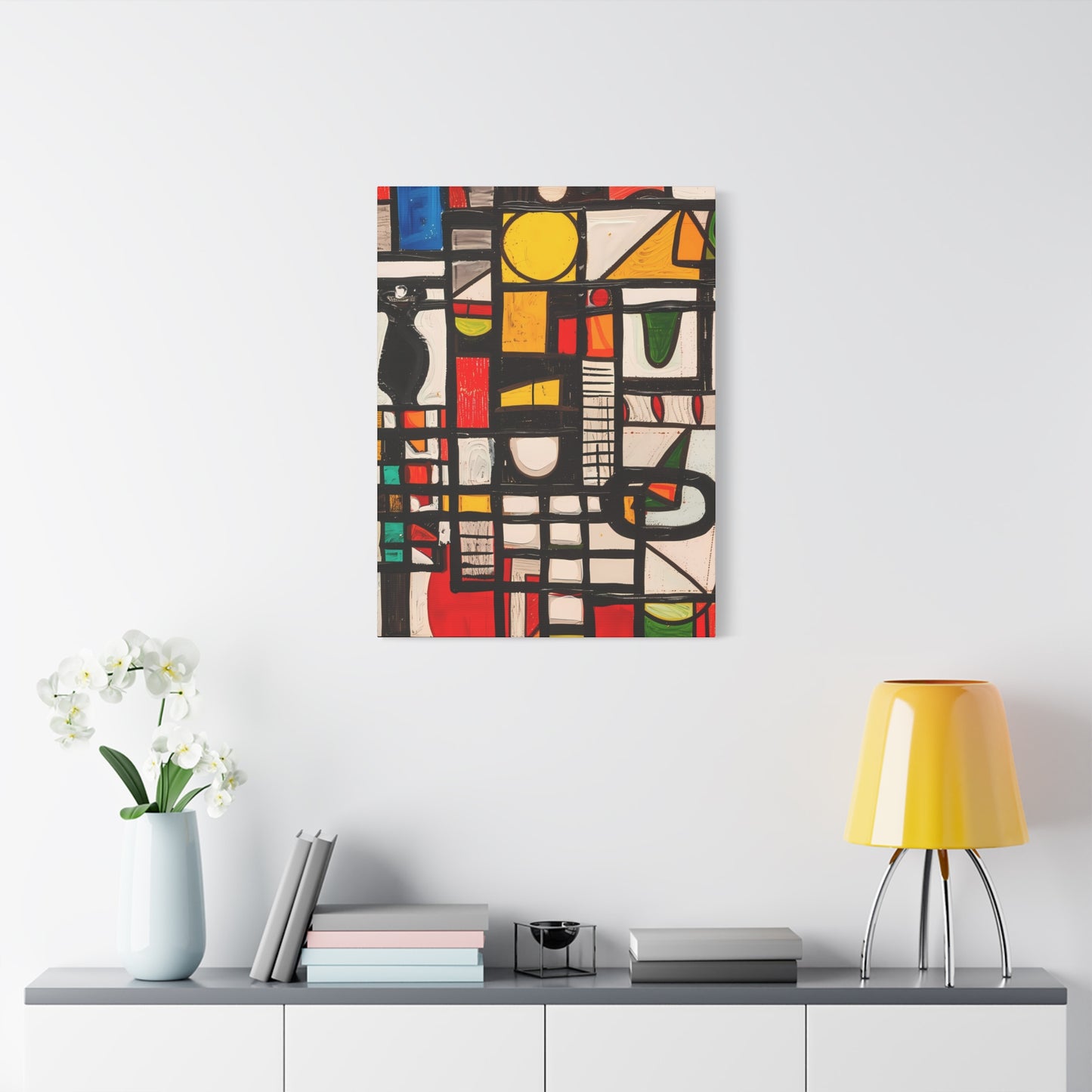Geometric Play in Bold Palette