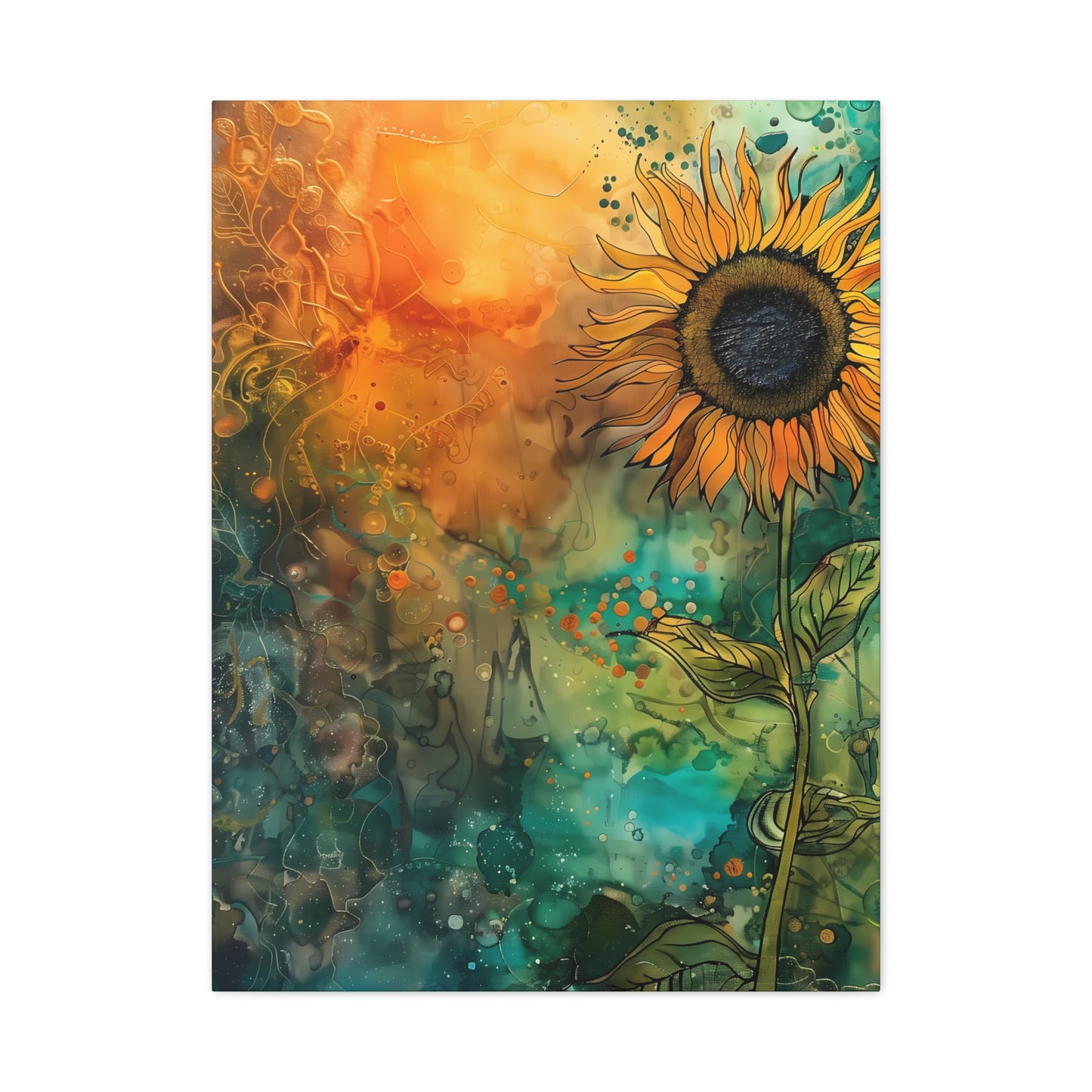 Sunshine Blossom Abstract