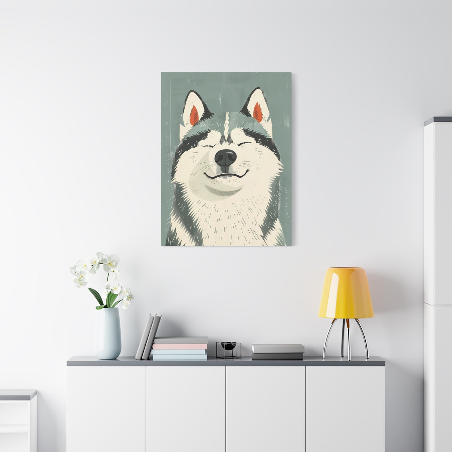 Serene Siberian Smile