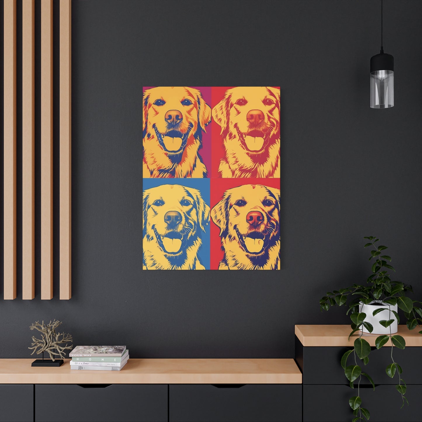 Vibrant Retriever Quartet