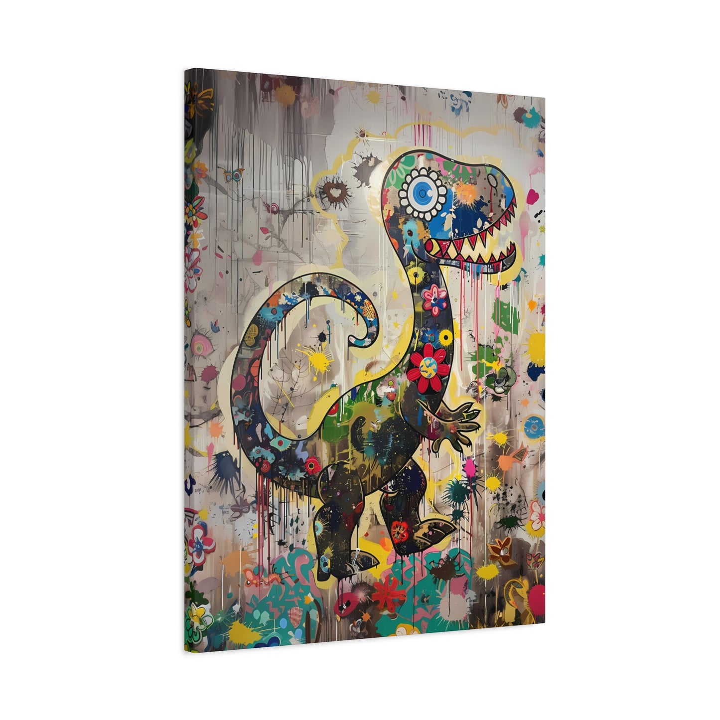 Jurassic Blooms Urban Canvas