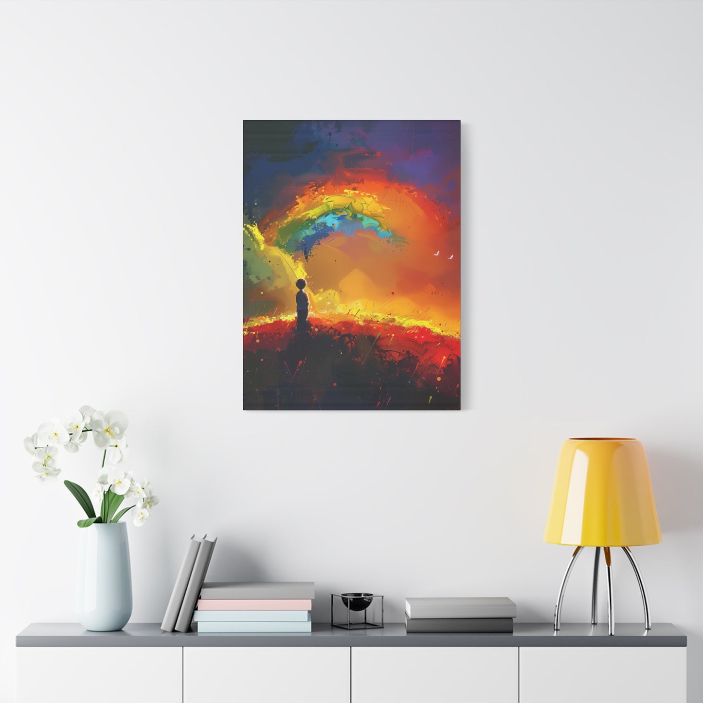 Whimsical Rainbow Dreamscape