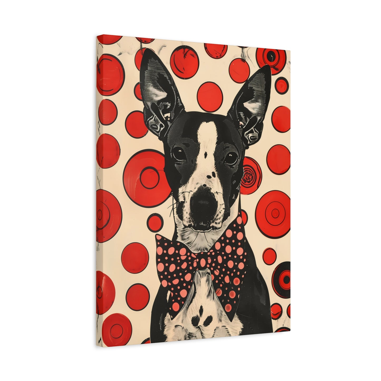 Dapper Dog in Polka Dots