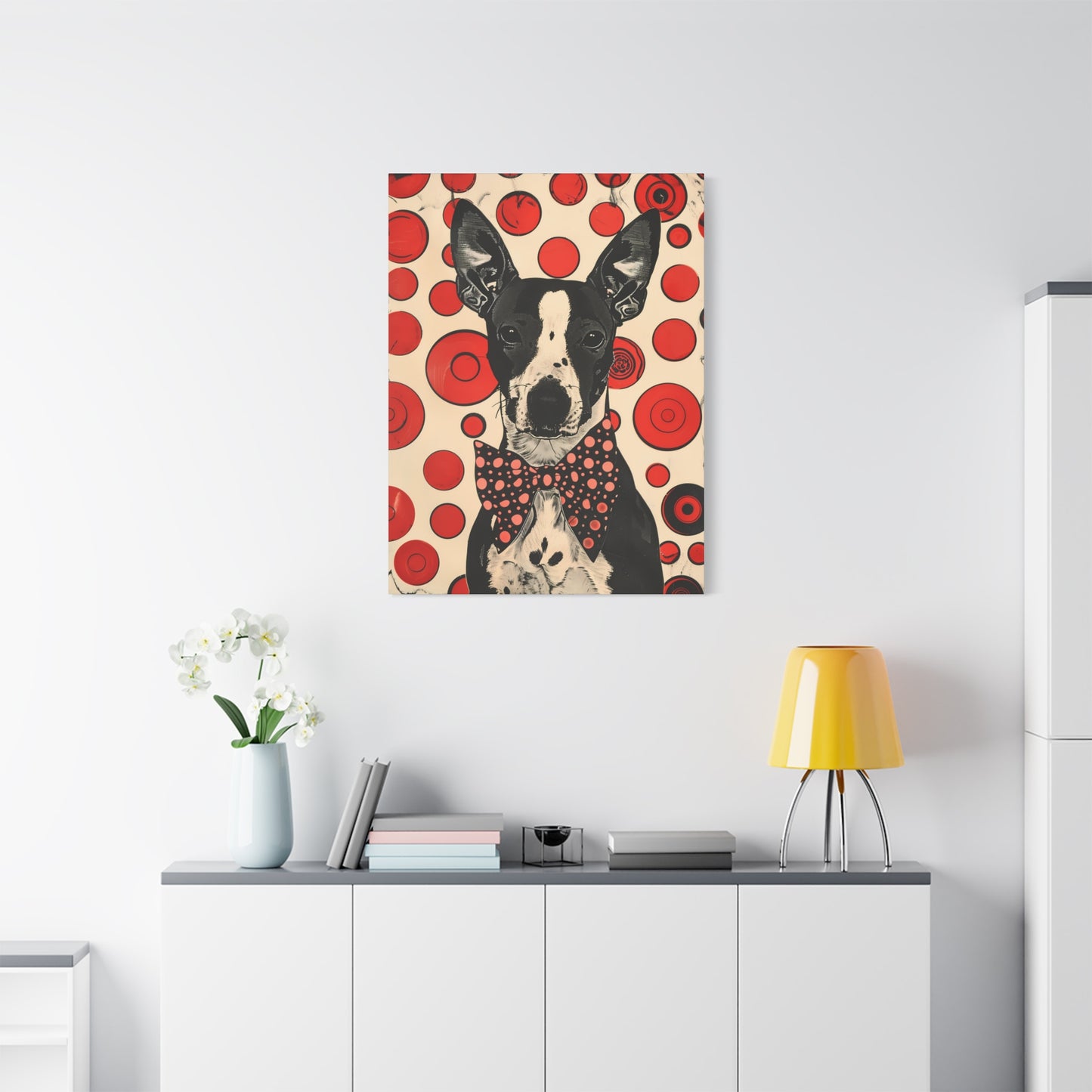 Dapper Dog in Polka Dots