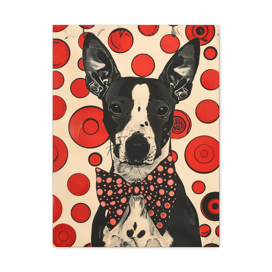 Dapper Dog in Polka Dots