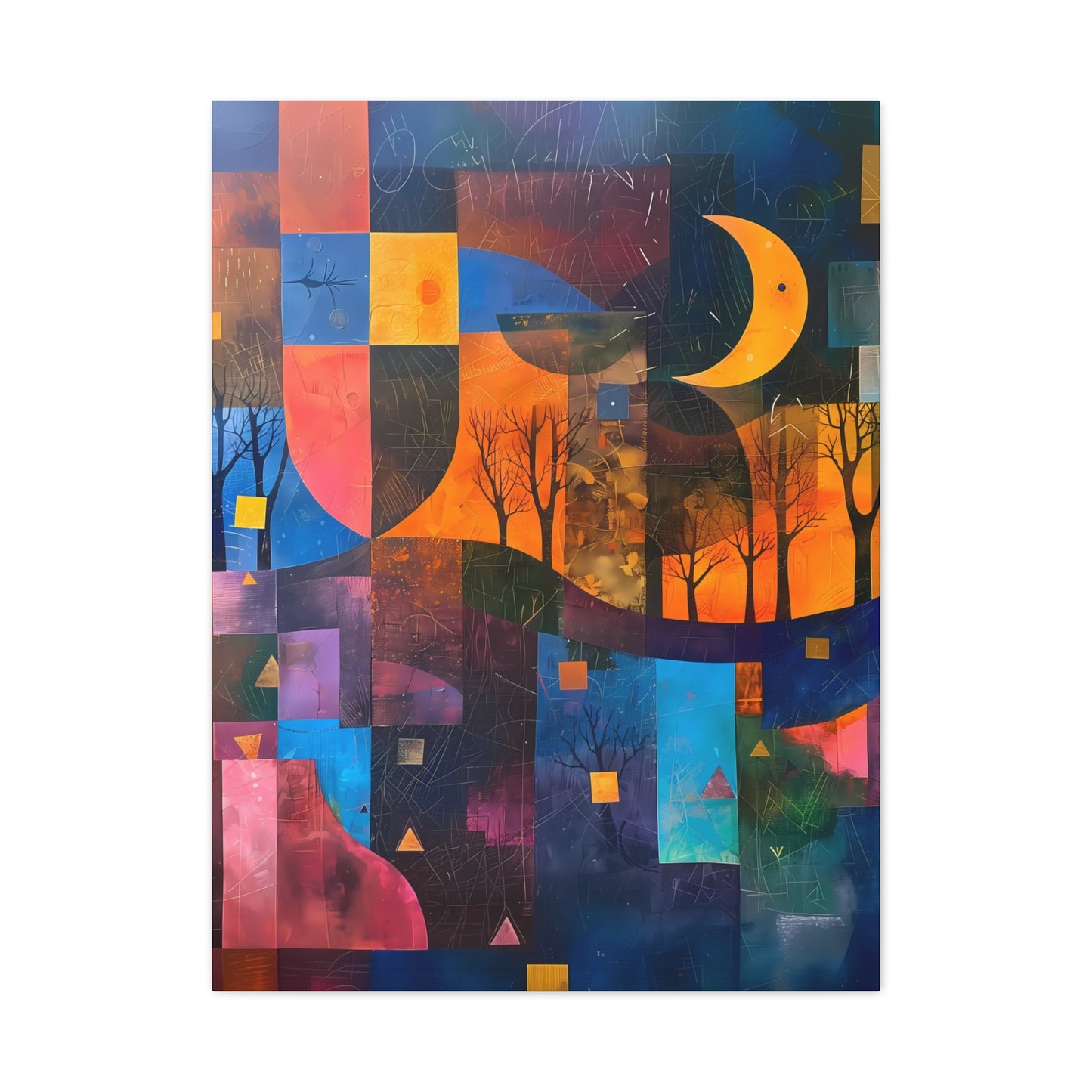 Geometric Twilight Dreamscape