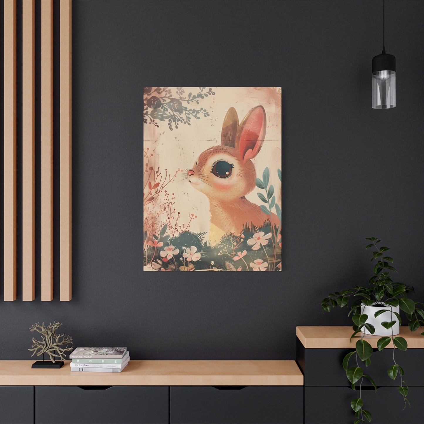 Whimsical Botanical Bunny Delight