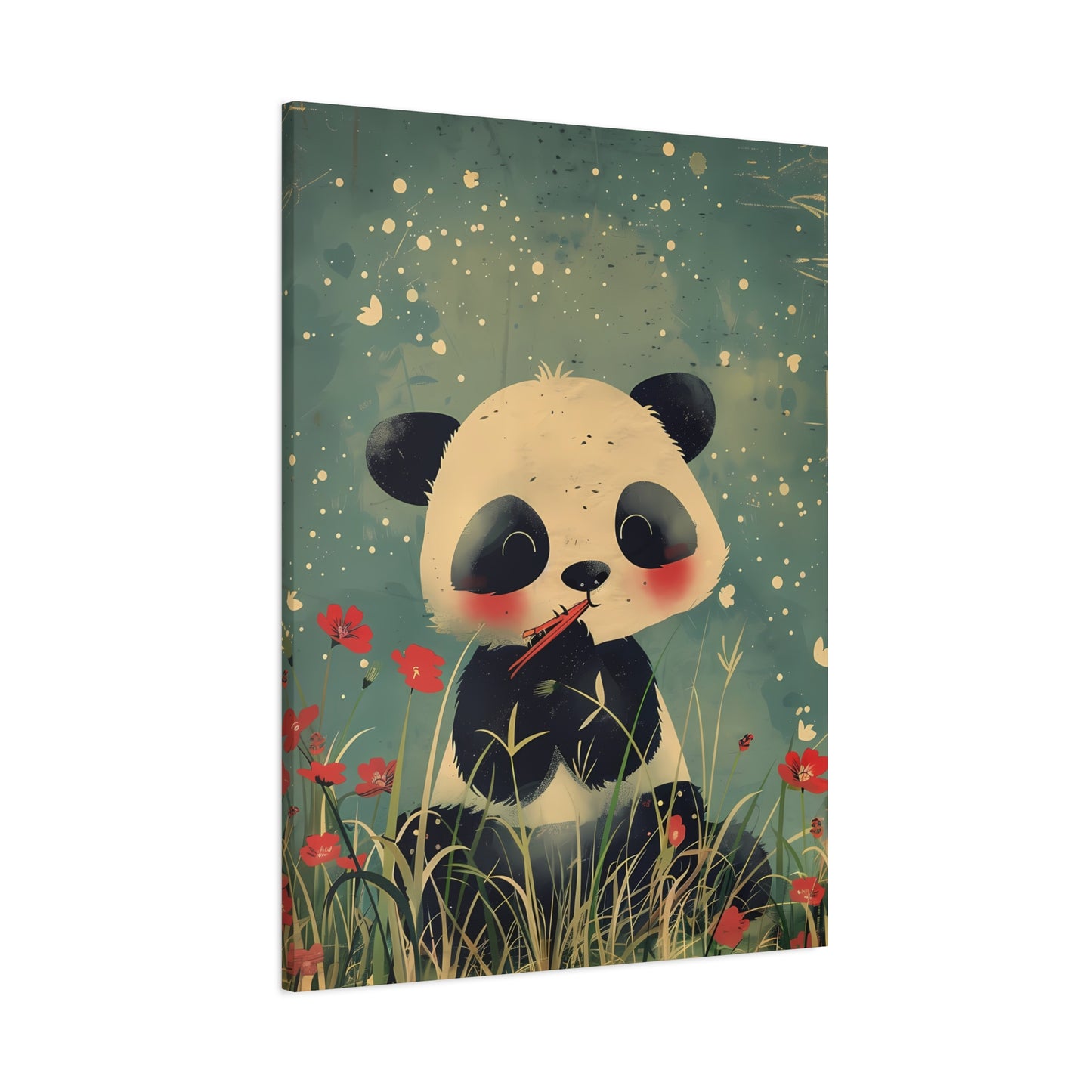 Nostalgic Panda in Bloom