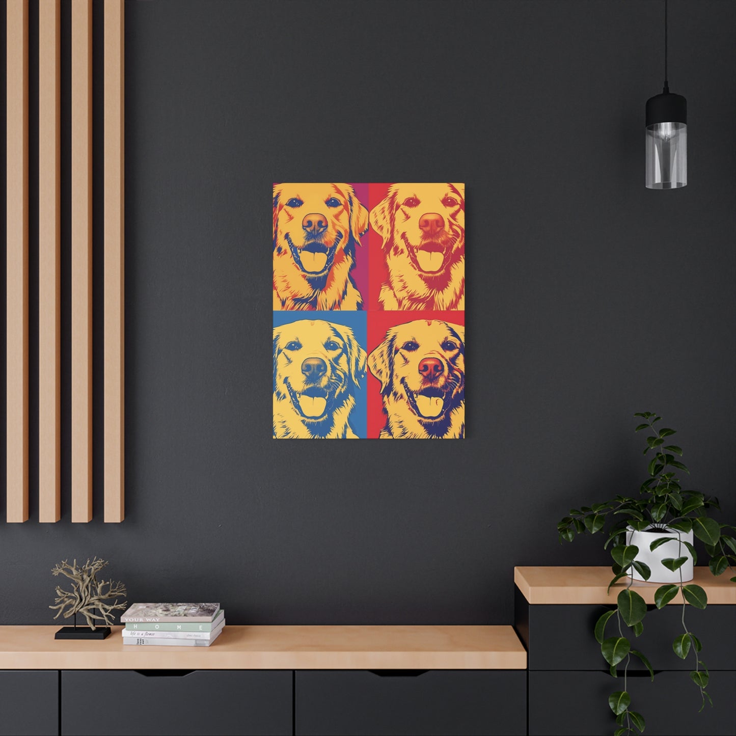 Vibrant Retriever Quartet