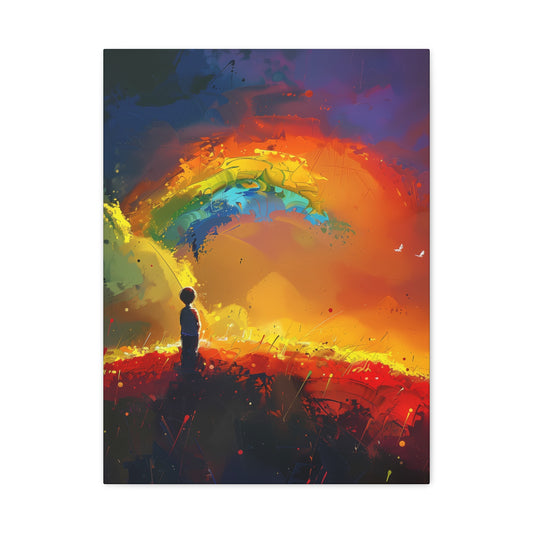 Whimsical Rainbow Dreamscape