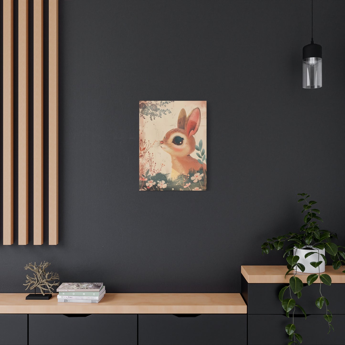 Whimsical Botanical Bunny Delight