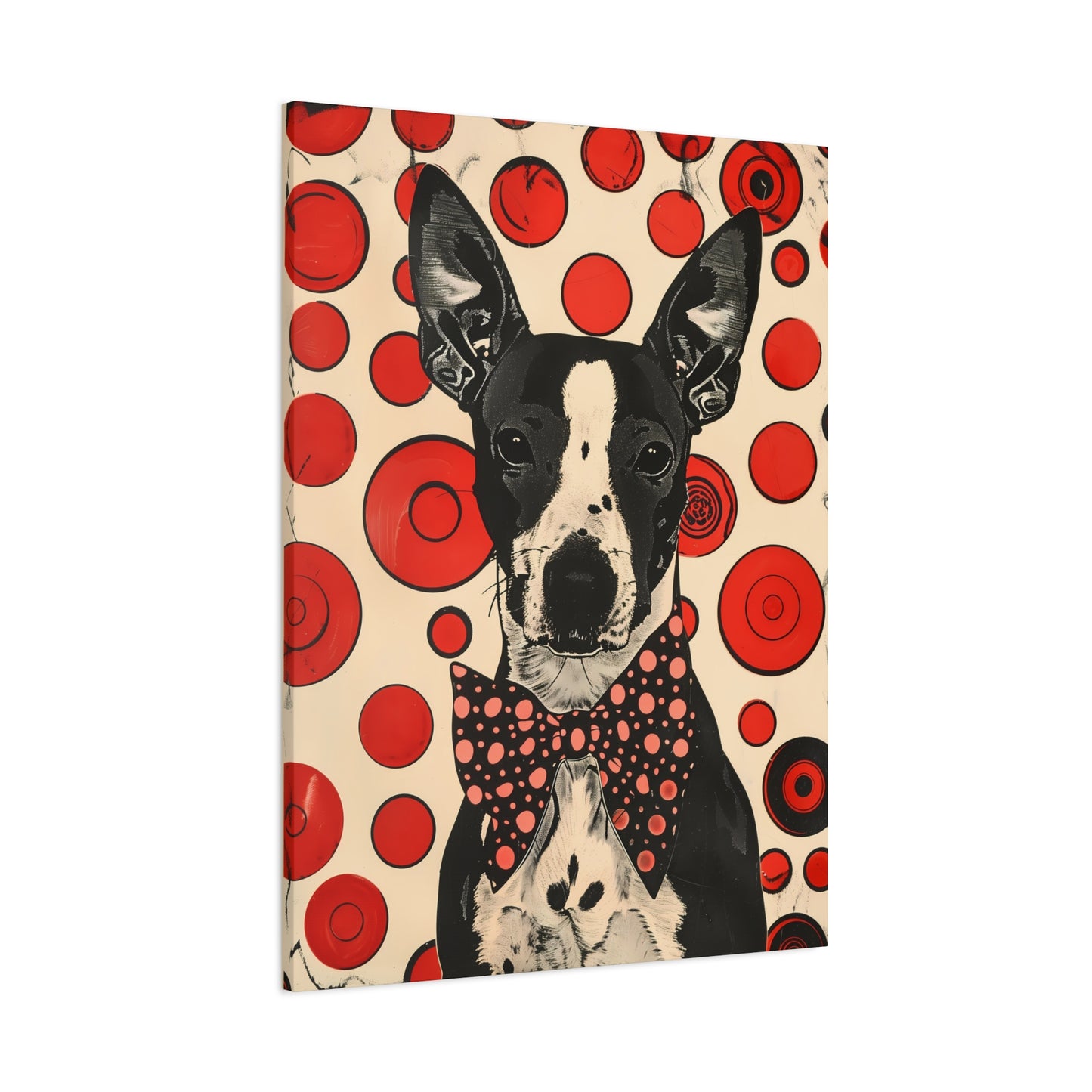 Dapper Dog in Polka Dots