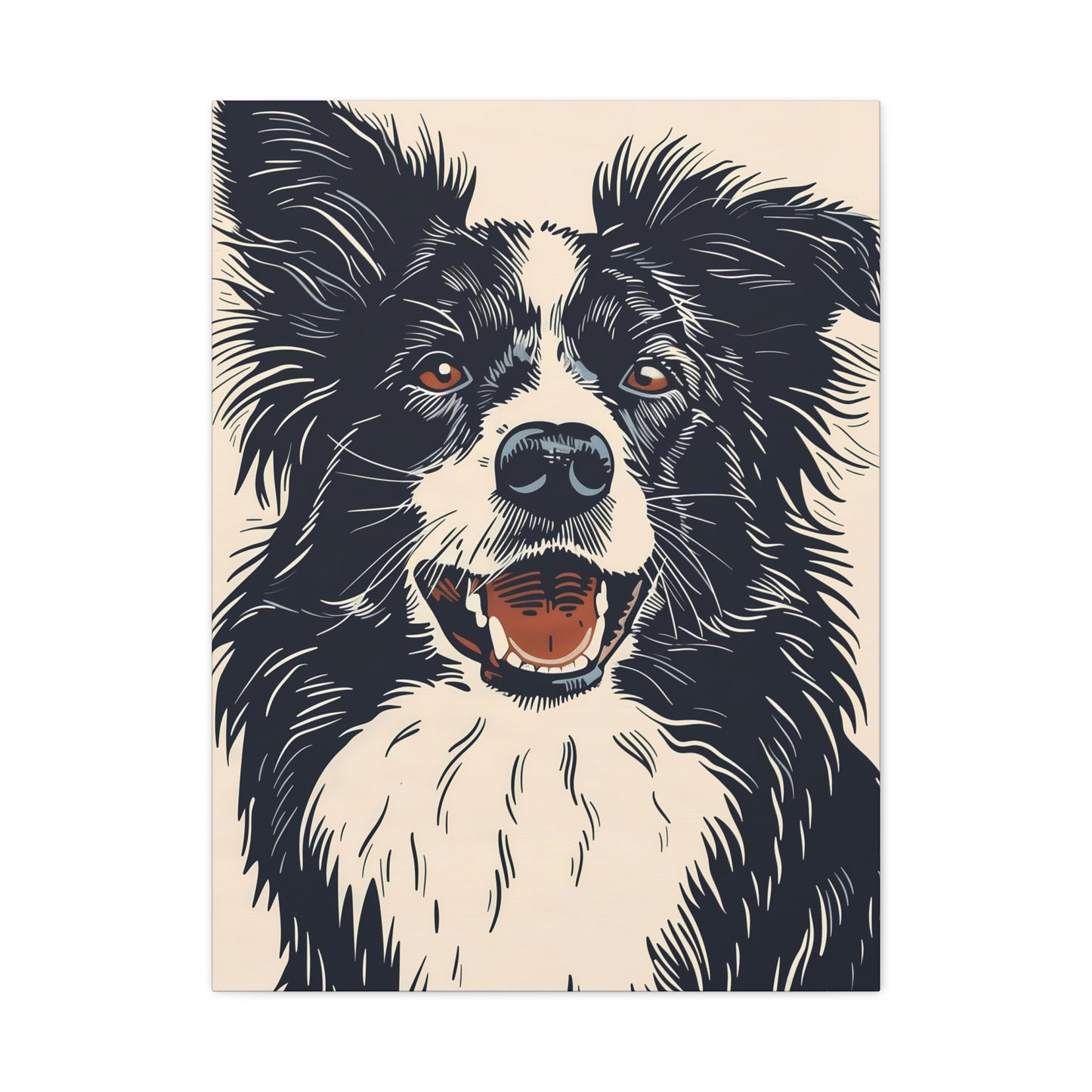 Gaze of a Border Collie