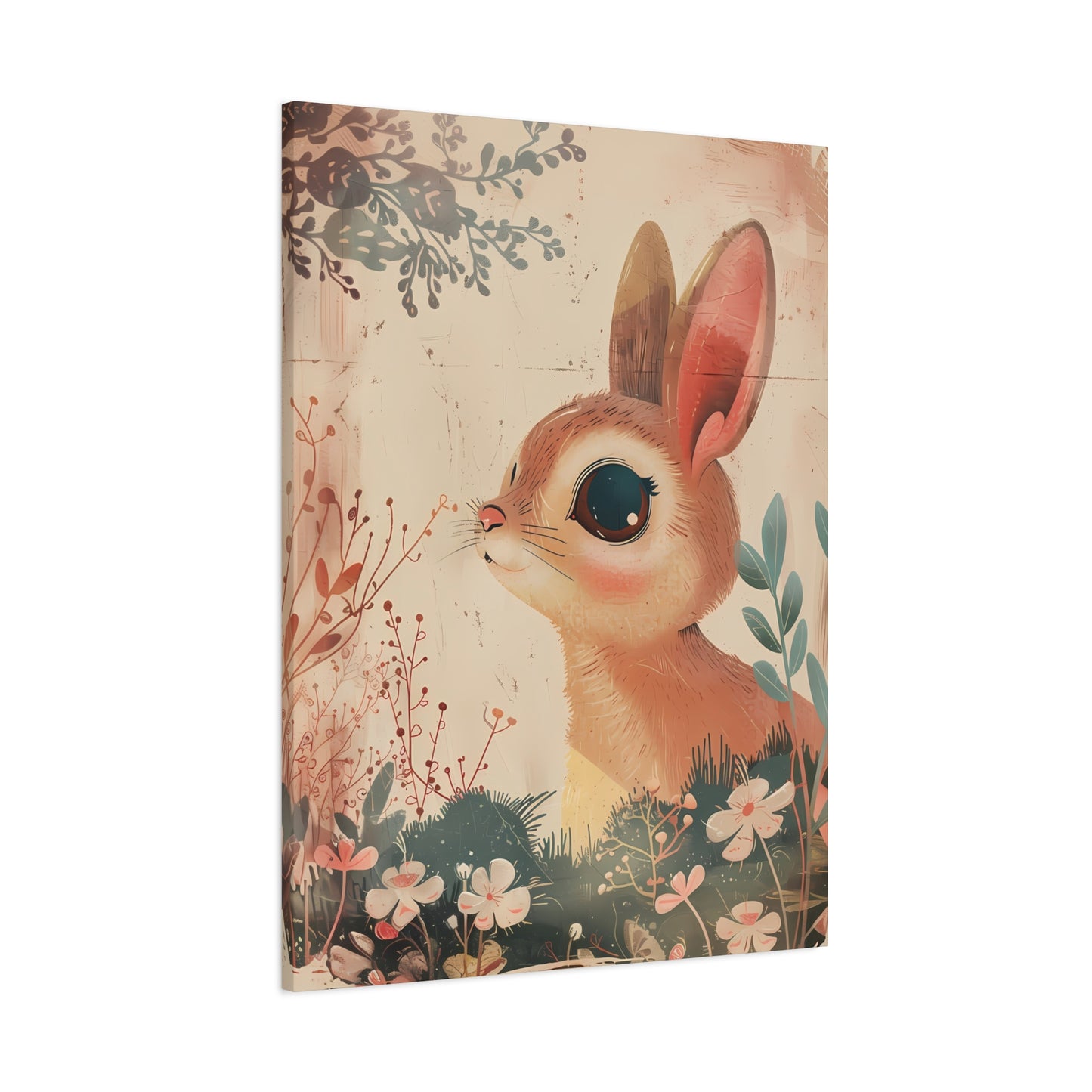 Whimsical Botanical Bunny Delight