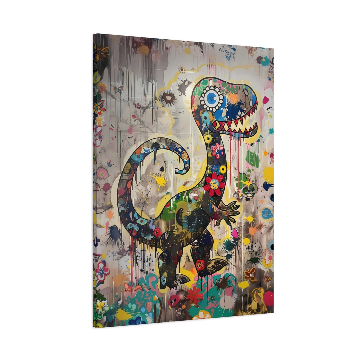 Jurassic Blooms Urban Canvas