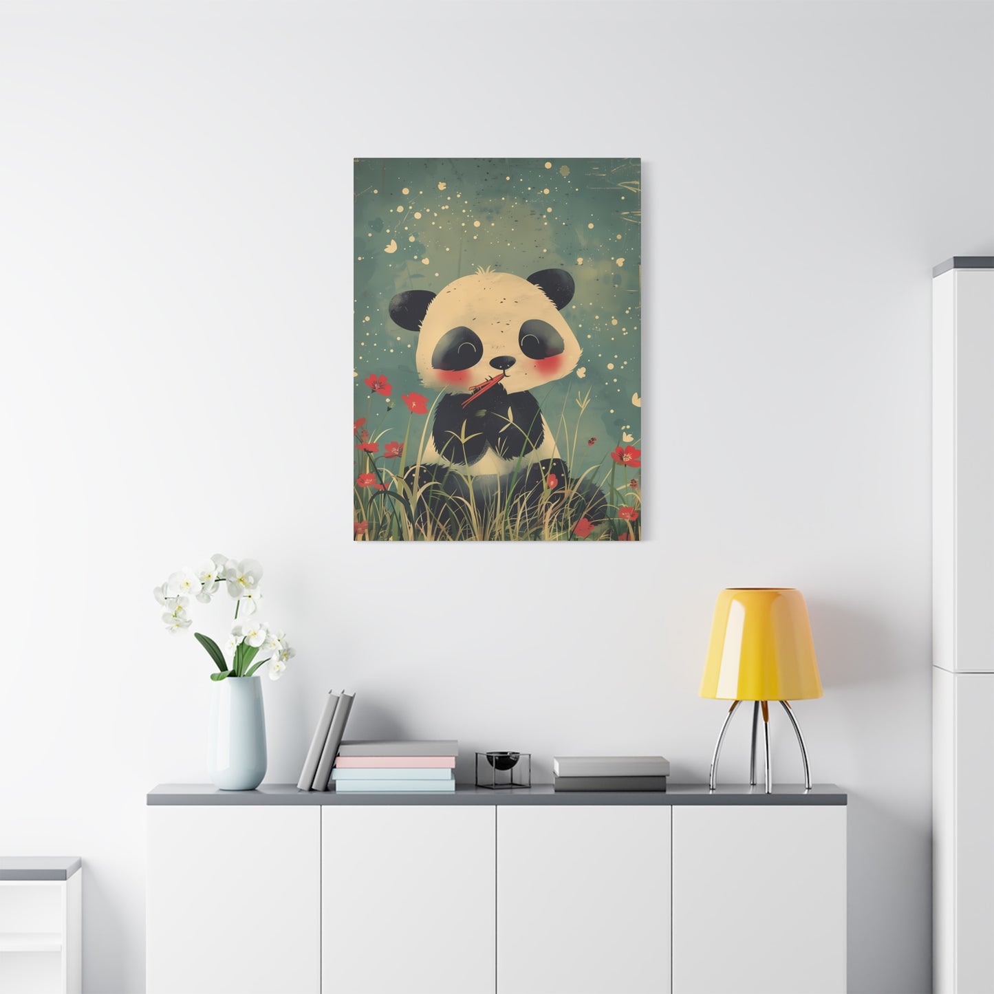 Nostalgic Panda in Bloom