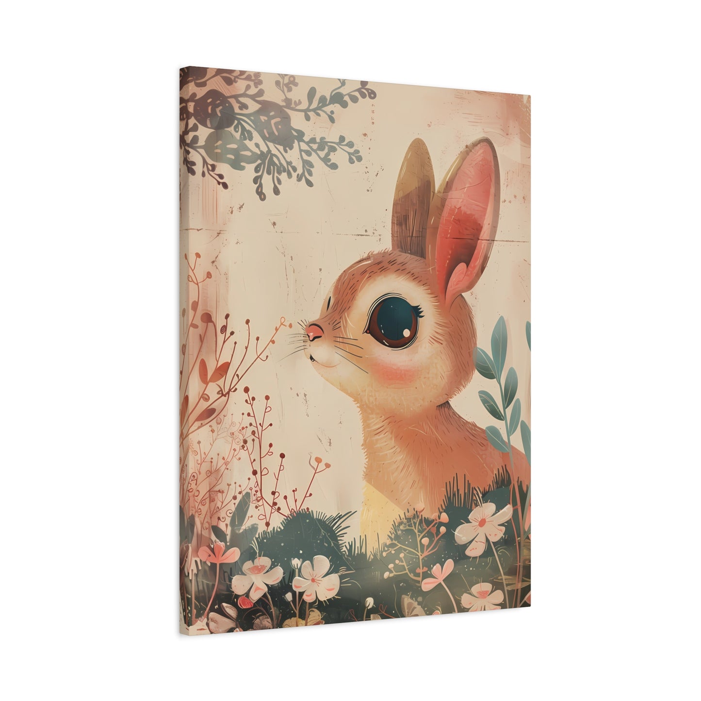 Whimsical Botanical Bunny Delight