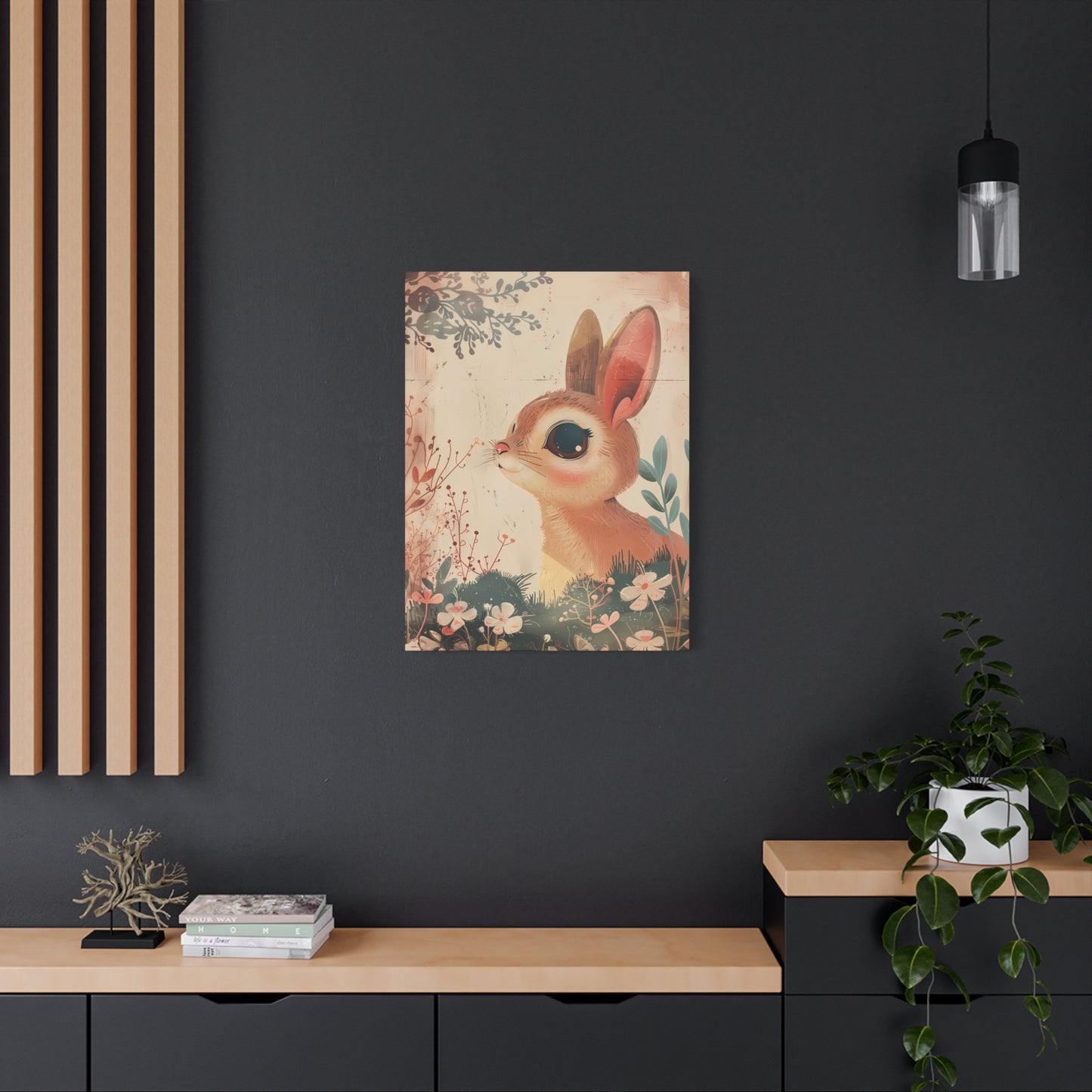 Whimsical Botanical Bunny Delight