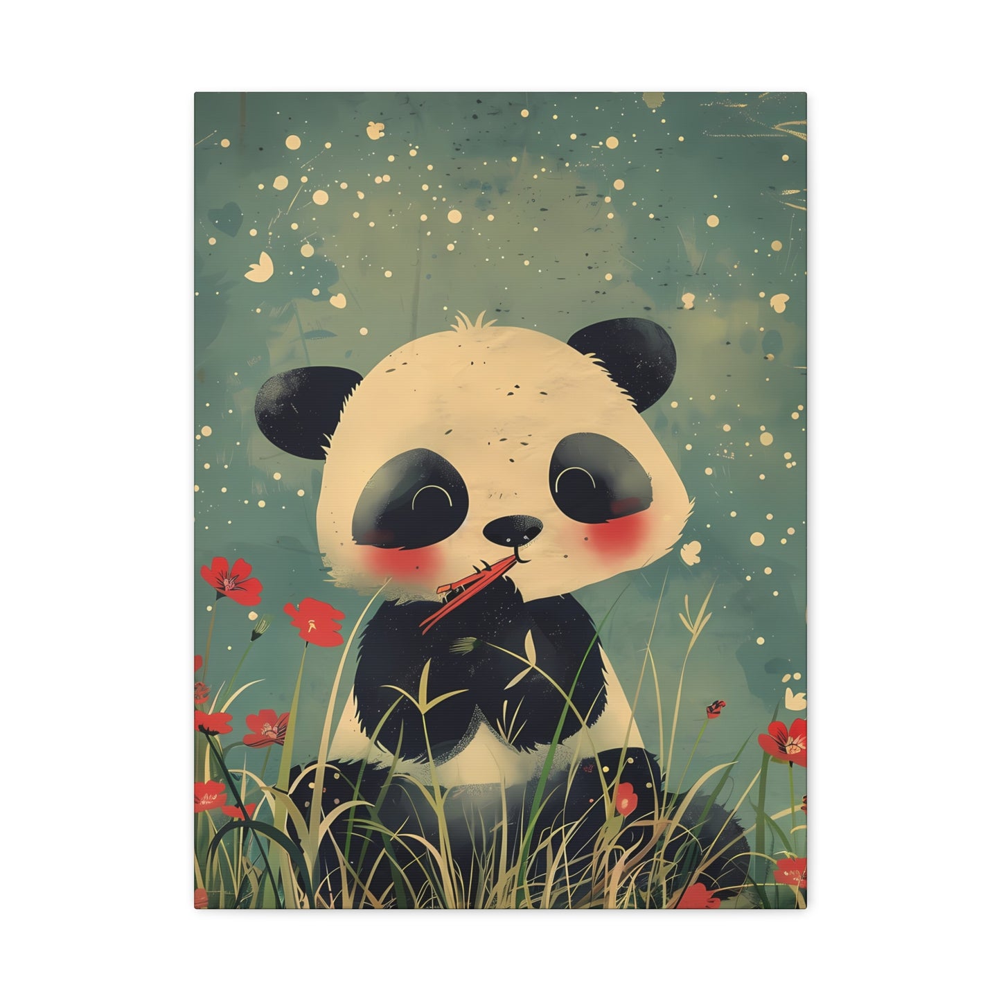 Nostalgic Panda in Bloom