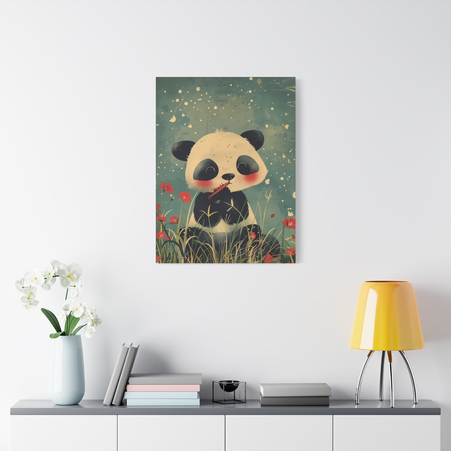 Nostalgic Panda in Bloom