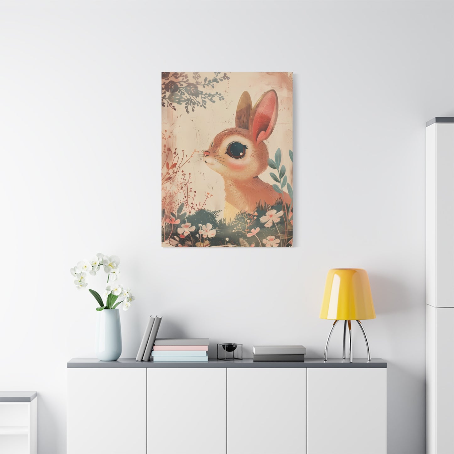 Whimsical Botanical Bunny Delight