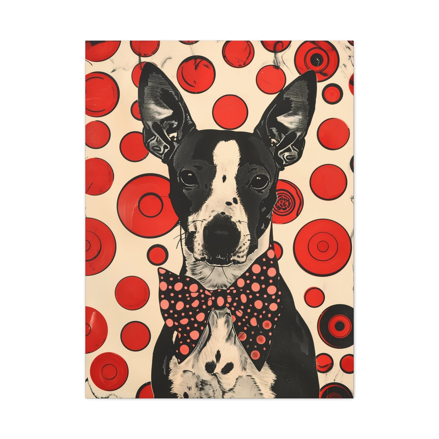 Dapper Dog in Polka Dots