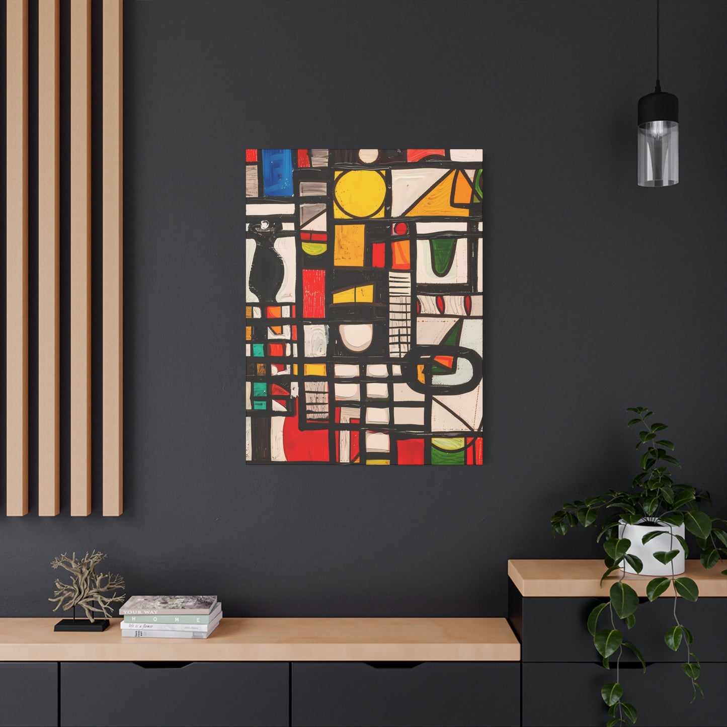 Geometric Play in Bold Palette