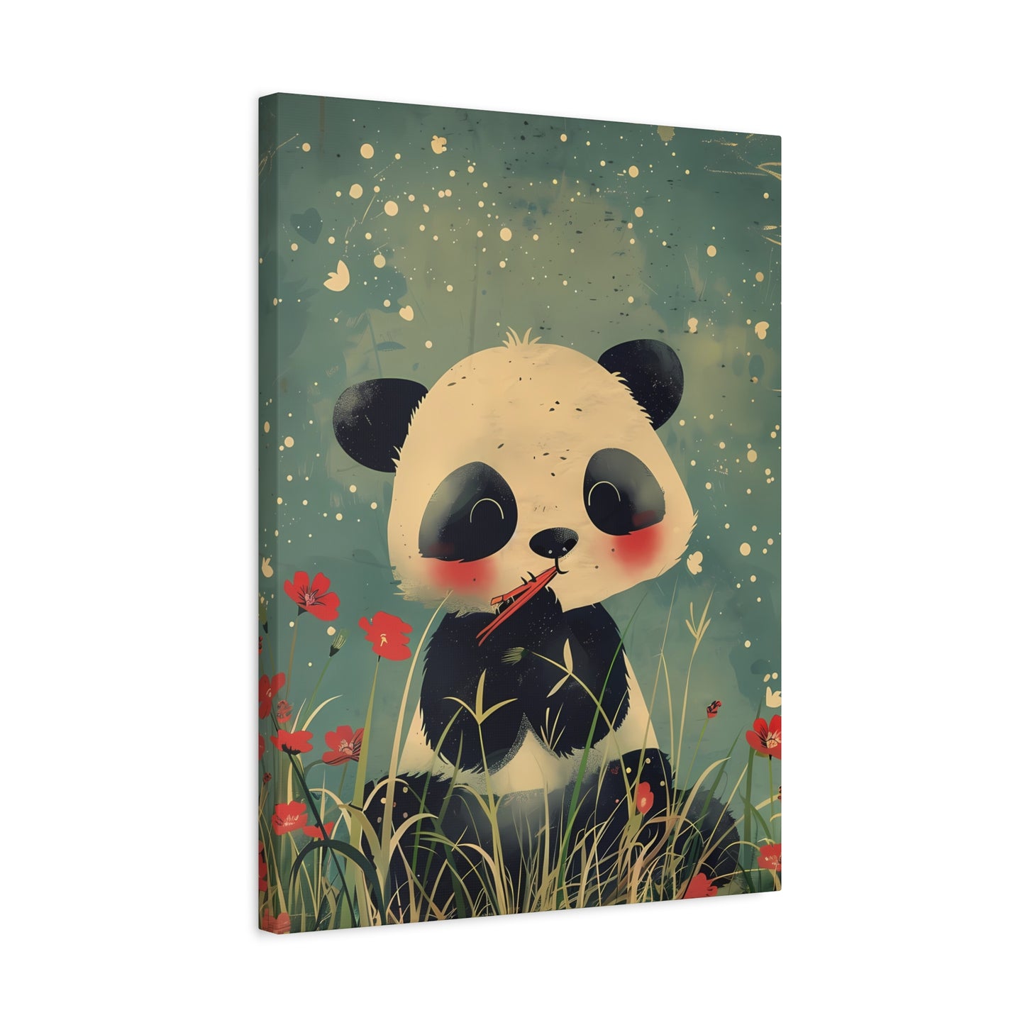 Nostalgic Panda in Bloom