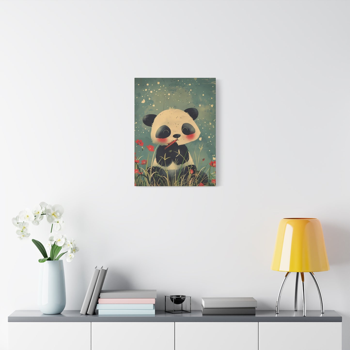 Nostalgic Panda in Bloom